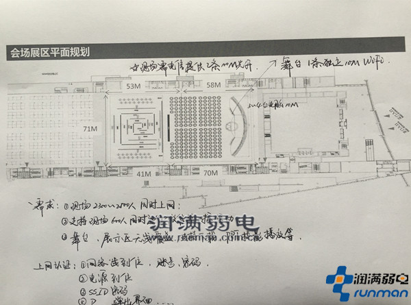 2016惠氏营养品年会无线网络覆盖施工图纸